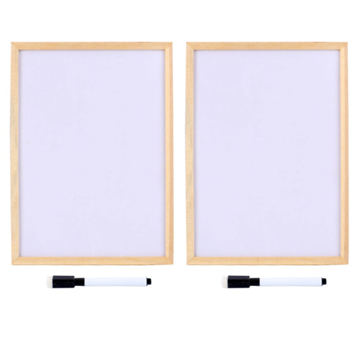 2 Packs 8.25 X 11.25" Dry Erase Board Whiteboard Marker Note Study Class Student