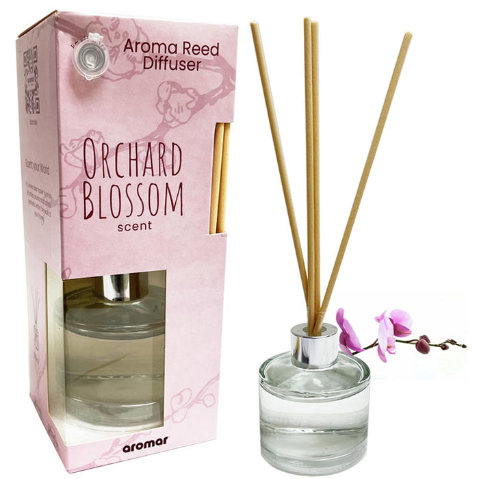 Rattan Reed Diffuser Orchard Blossom Scent Fragrance Oil Stick Home Office 100ml