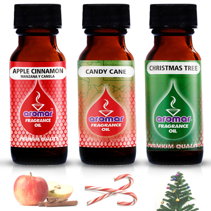 12 X Assorted Fragrance Oils Holiday Fruits Flowers Scents Aromatherapy Diffuser