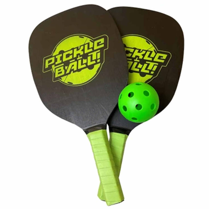 3 Pc Pickleball Paddles Set Racquets Balls Pickle Ball Outdoor Games Sports Pro