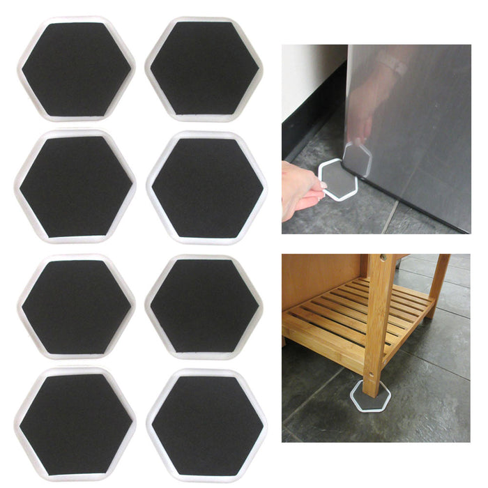 4pcs Furniture Sliders Legs Pads for Carpet Heavy Duty Furniture