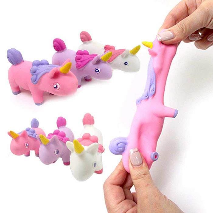 2 Pc Squish Unicorn Squeeze Stress Pressure Relief Soft Fidget Small Toy Gift