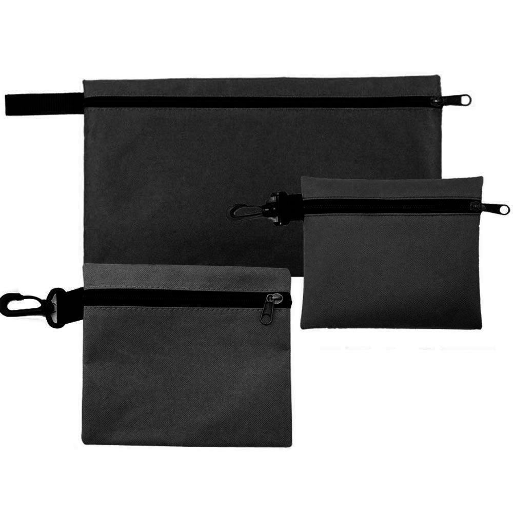 Multipurpose Canvas Zipper Heavy Duty Tool Bag Organize Storage Pouch 9 x  6.75 