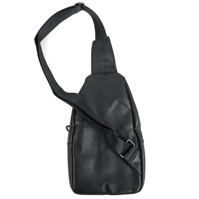 Accessory Mens Womens Crossbody Sling Bag Chest Shoulder Backpack Fanny Pack Travel Sport, Women's, Black