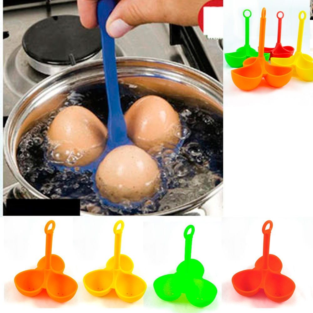 2pcs Silicone Egg Cup Holder Food Grade Boiled Eggs Holder Boiler