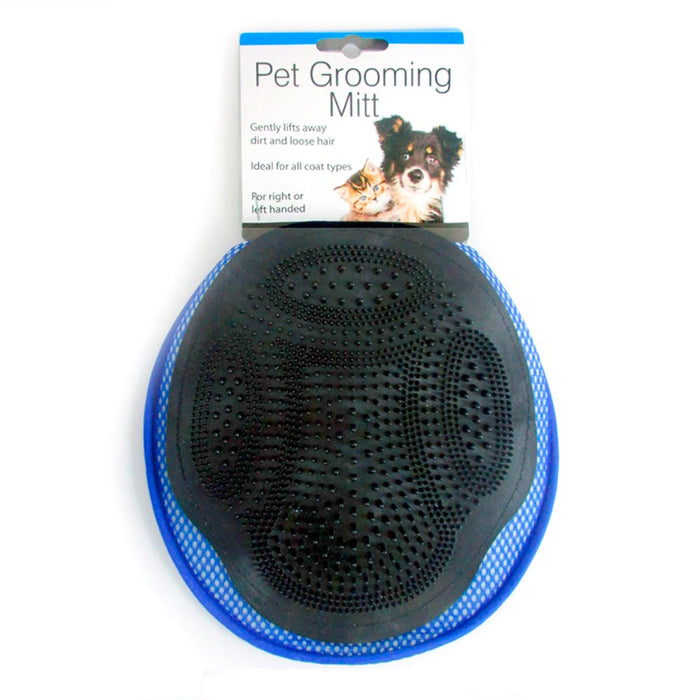GroomTex Pet Microfiber 2 Weaves Bathing Mitt 7 x 9in