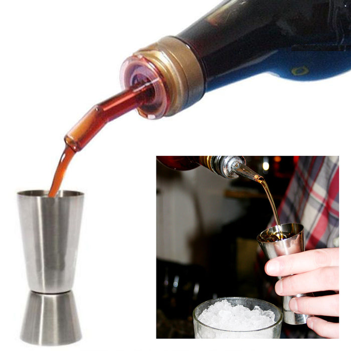 Stainless Steel Bar Jigger Cocktail Bartender Drink Mixing