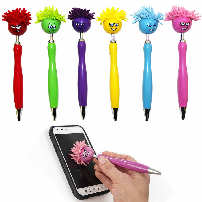 1 Pc Mopsterz Pen Screen Duster Mop Topper Cleaner Techie Retractable Ball Point