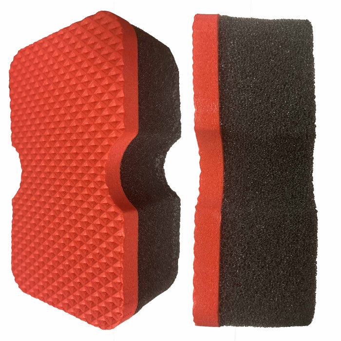 AllTopBargains 2 Pack Shoe Shine Polishing Sponge Instant Cleaning Leather Care Protector Boots