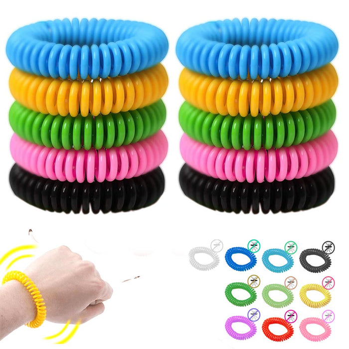 Pestects Mosquito Repellent Bracelet 12 Pack Adjustable Leather Deet-free  Natural Insect Mosquito Bands For Adults Kids 300 Hour Insect Repellent(free  | Fruugo NO