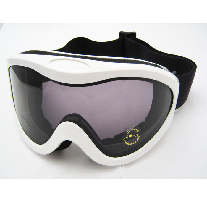 Snow Goggles Ski Snowboard Glasses Skiing Sport Lens Sunglasses Men Women White