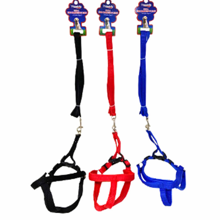 2 Sets Dog Harness Leash Adjustable Control Padded Lead Vest Hold Heavy Duty XXL