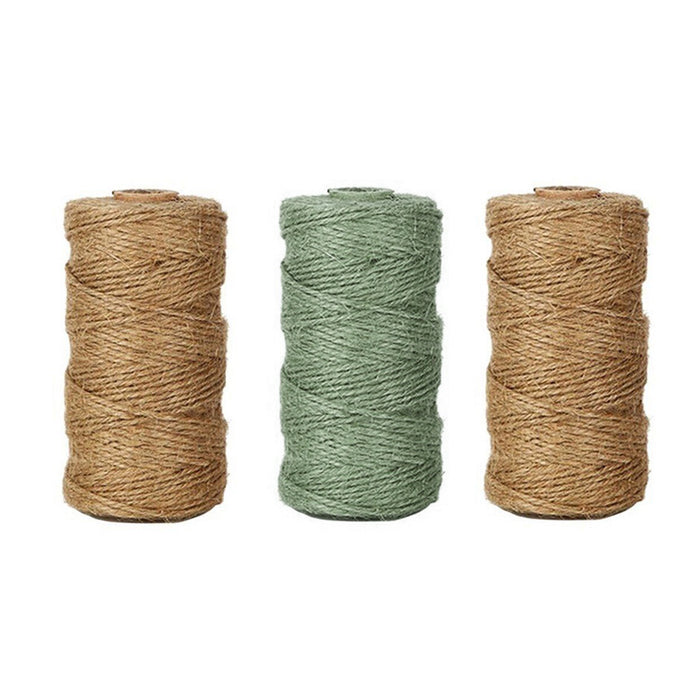 2 Roll Natural Jute Twine Twine Rope Twine String For Crafts Gift