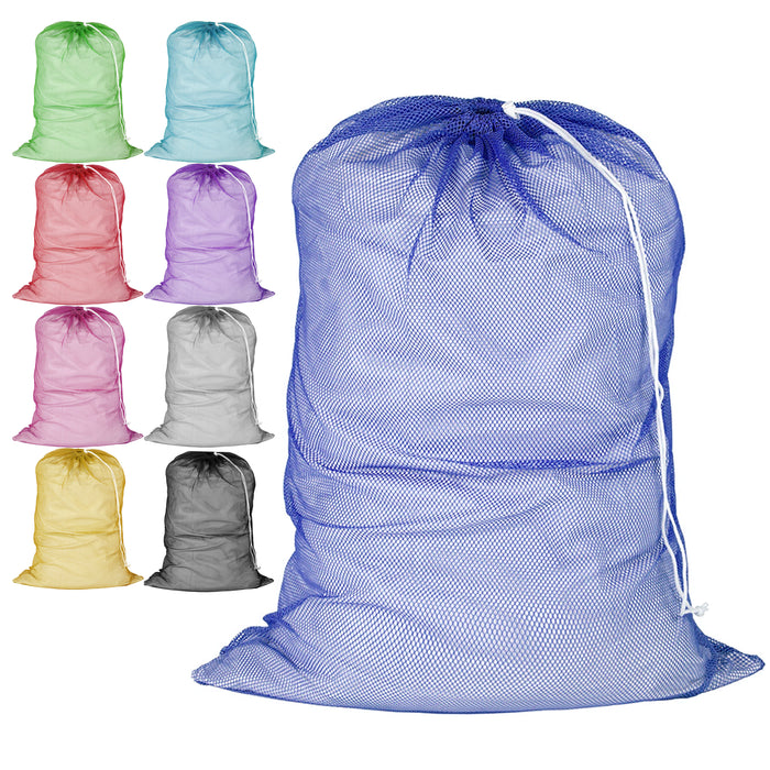 Mesh Drawstring Laundry Bag