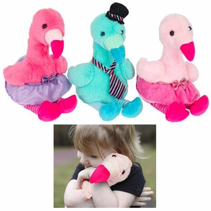 1 Soft Plush Flamingo 11" Stuffed Animal Cozy Bedtime Toy Pet Bird Cute Kid Gift