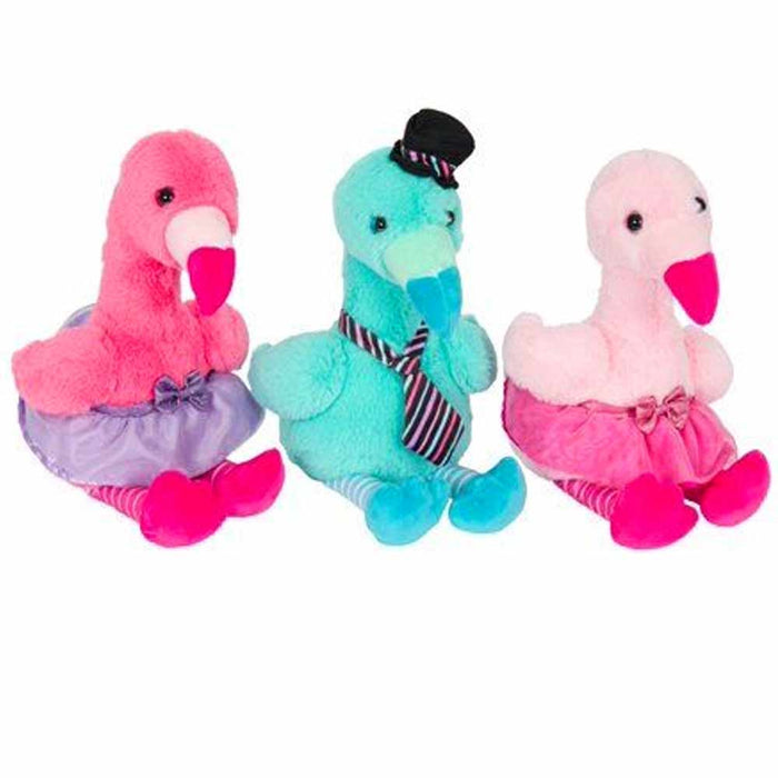 1 Soft Plush Flamingo 11" Stuffed Animal Cozy Bedtime Toy Pet Bird Cute Kid Gift