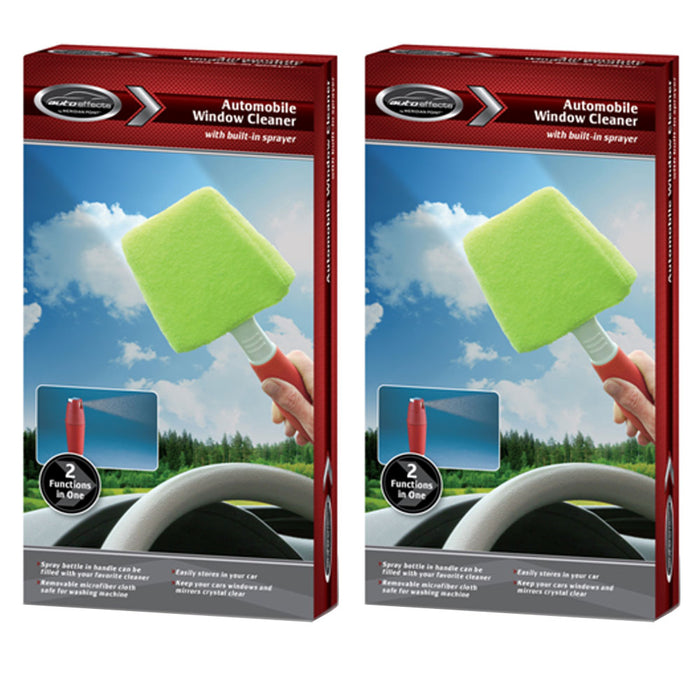 2 Pc Microfiber Windshield Wiper Clean Car Auto Cleaner Glass