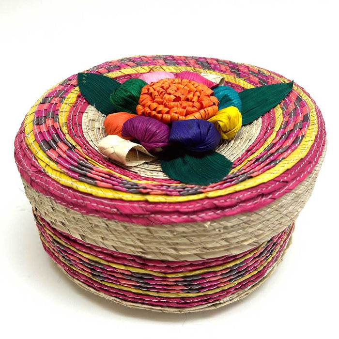 Tortilla Basket Mexican Handwoven Tortillera Basket Mexican Party Basket Mexican  Party Supplies/decor Straw Palm Basket Mexican Woven Basket 