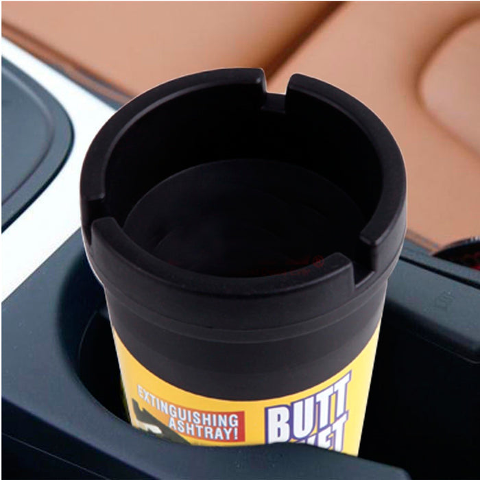 6 Pc Giant Extinguishing Bucket Ashtray Jumbo Ash Tray Smoking Butt Holder Car