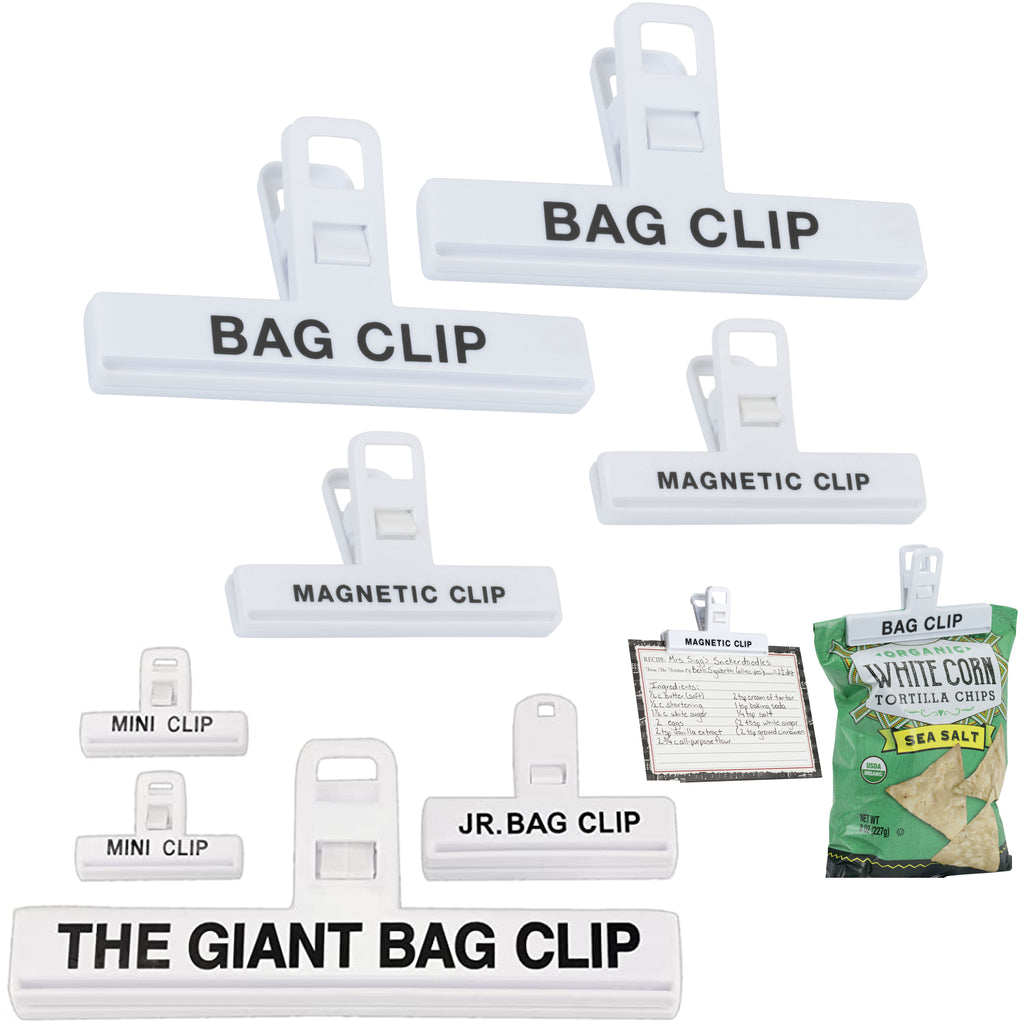 Bag clip that stays closed - Bag clip with top