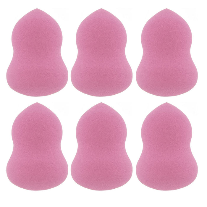 6 Pc Lot Blender Face Puff Makeup Sponge for Flawless Blending Contouring