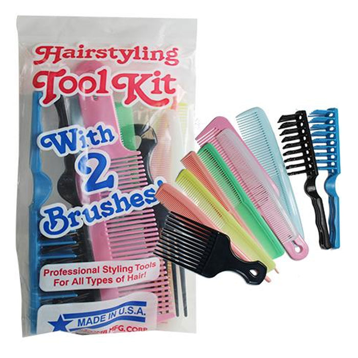  Hair Styling Tools Set Hair Braiding Combs Tool Kit