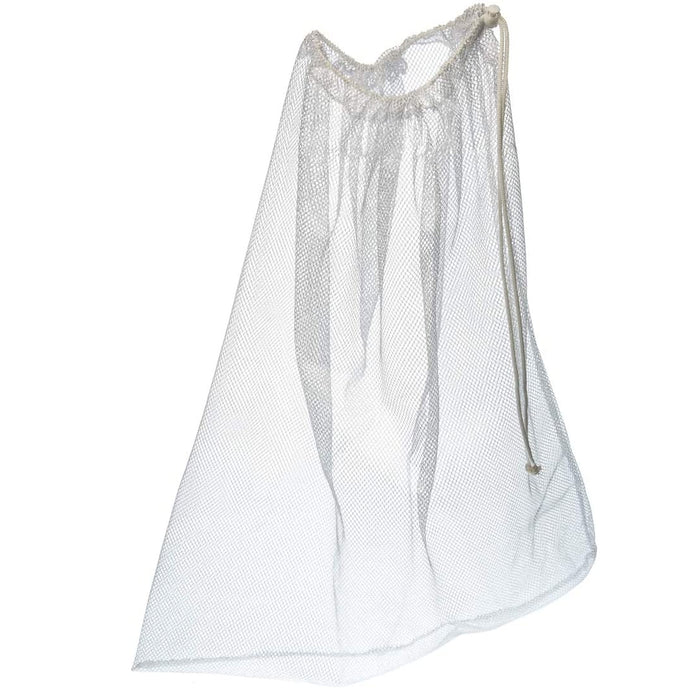 6 X Drawstring Mesh Laundry Bag Storage Wash Clothes Hamper Heavy