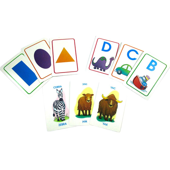 8 Early Learning Flash Cards English Spanish Math Colors Shapes Alphabet School