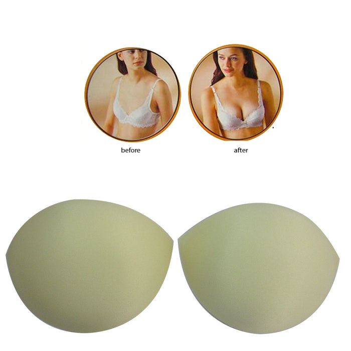3 Pairs Bra Inserts Pads Bra Cups Inserts Removable Push up for Bikini Top