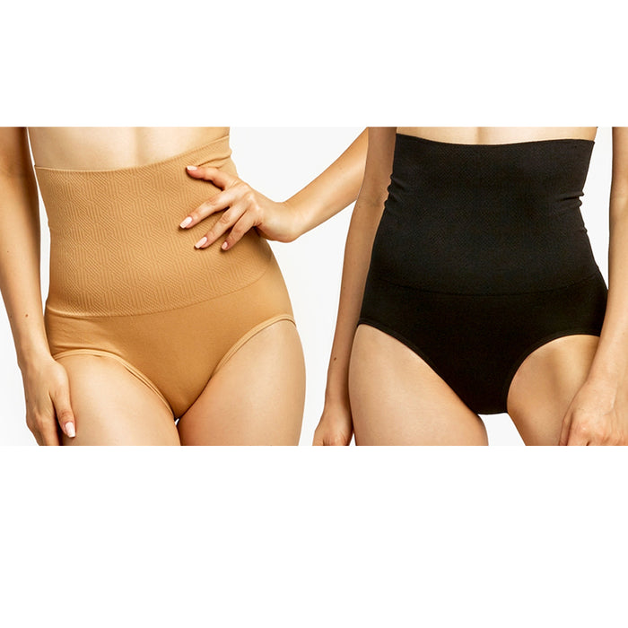 3 Pack Womens High Waist Slimming Knickers Briefs Firm Tummy Control  Underwear 