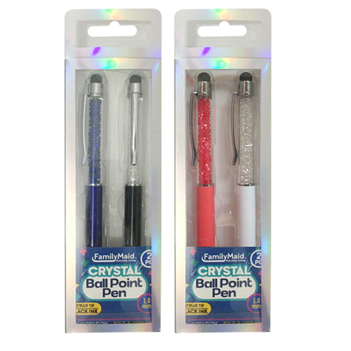 4 Pc Crystal Ball Point Touch Screen Pen Stylus Cell Phone iPhone iPad Tablet