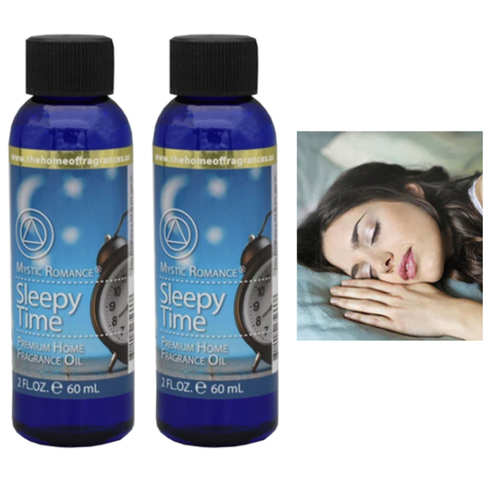 2 X Deep Good Sleep Room Fragrance Oil Burner Aromatherapy Sleepy Time Scent 2oz