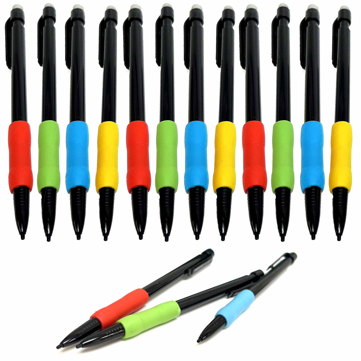 48 Mechanical Pencils Cushion Grip Drawing 0.7mm HB#2 Lead