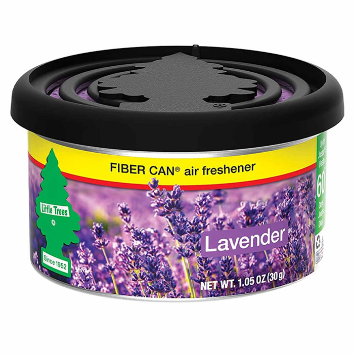 4 Little Trees Lavender Scent Fiber Can Air Freshener Odor Eliminator Home Aroma