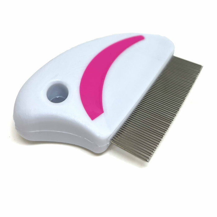 2 Pc Stainless Steel Comb Dog Cat Pet Flea Metal Brush Shedding Detangling Tool