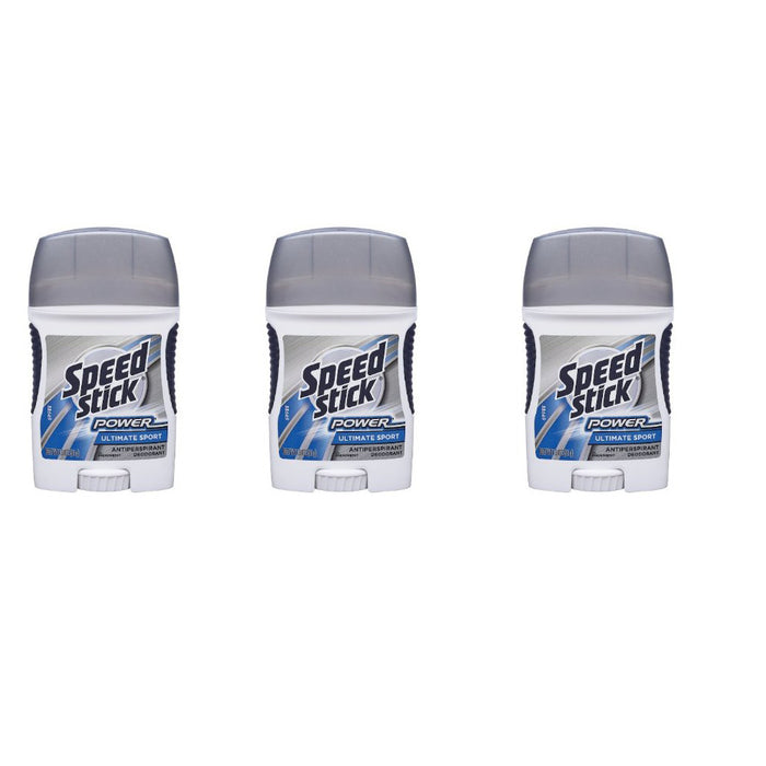 3 Speed Stick Mennen 51g 1.8oz Ultimate Sport Antiperspirant Solid Deodorant Men