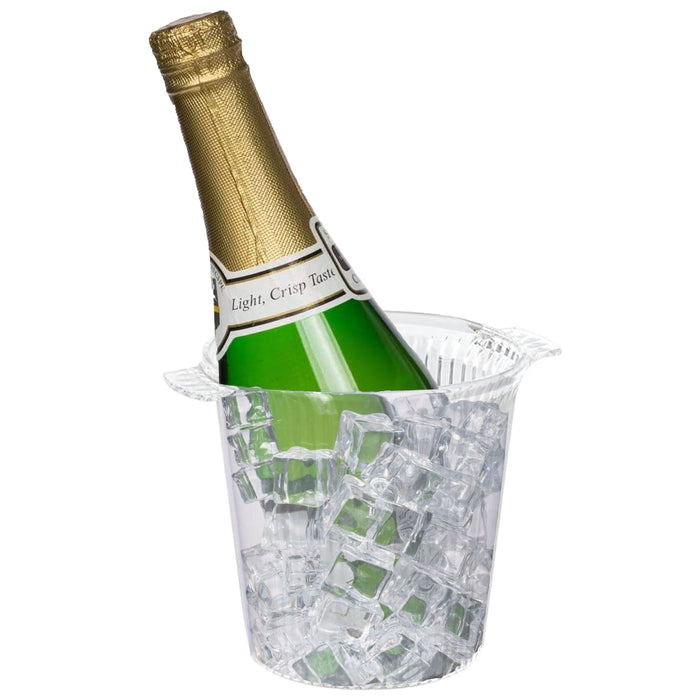 1 Clear Acrylic Ice Bucket Wine Champagne Beer Cooler Bar Party Restaurant 6.5"