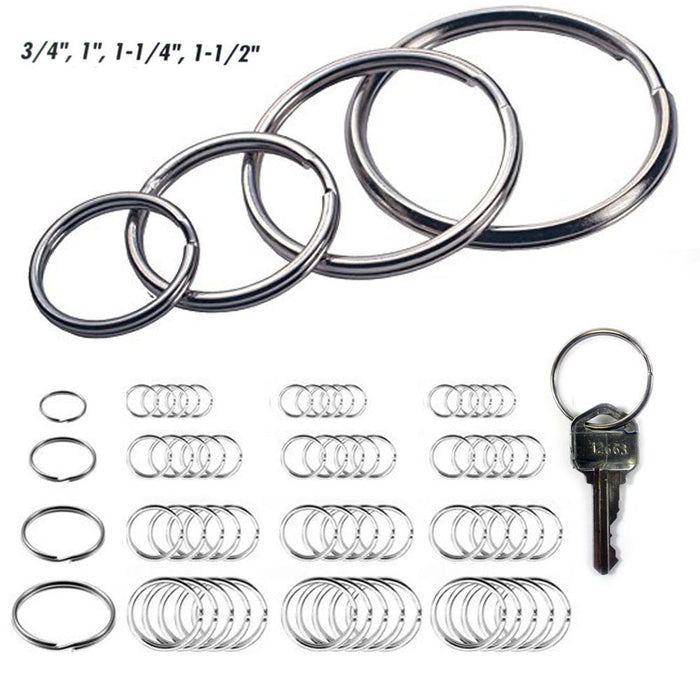 Split Key Ring Bulk Nickel-Plated Tempered Steel Metal Key Chain Ring for  Cars, Crafts, Lanyards - China Split Key Ring and Key Rings price