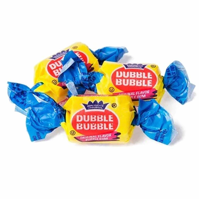 4 Bags Original Flavor Dubble Bubble Gum Chewing Candy Party Favor 4.5oz Each