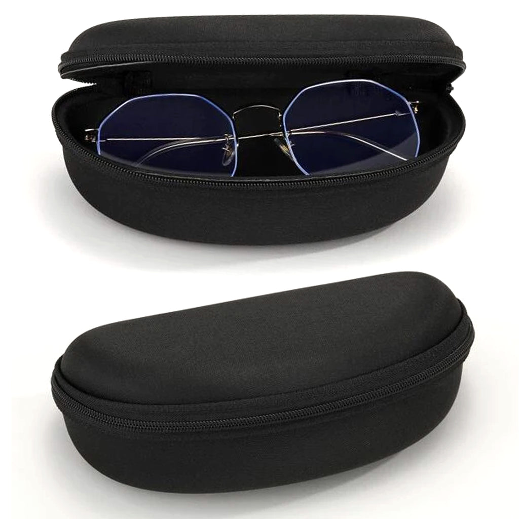 1 Pc Sunglasses Eyeglasses Hard Case Clam Shell Large Eye Glasses Holder  Travel