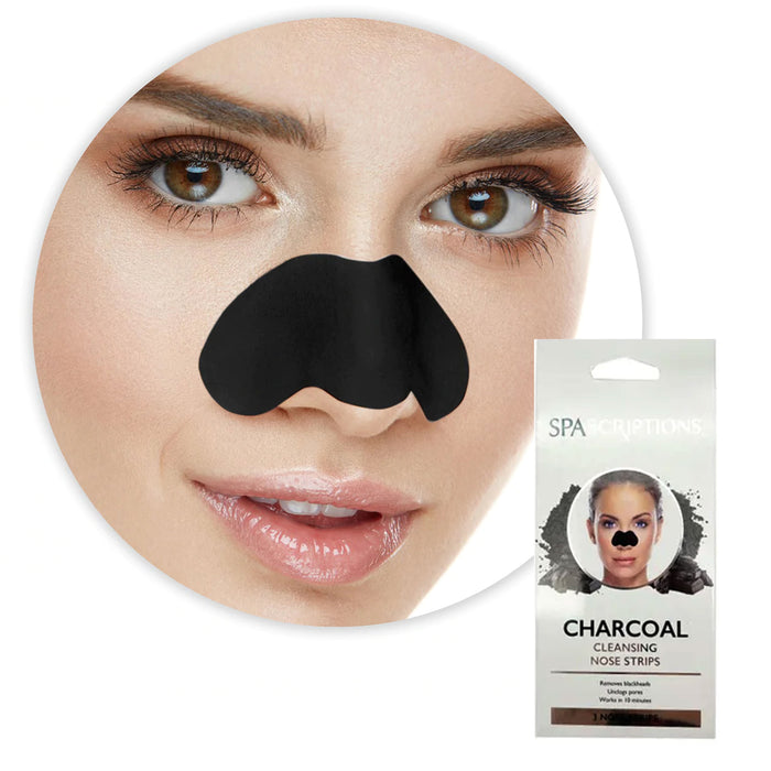 12 Pc Nose Mask Blackhead Charcoal Deep Pore Cleansing Strips Face Peel Remover