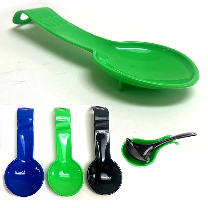 3 Pc Utensil Rest Spoon Spatula Holder Drip Rack Organizers Kitchen Countertop