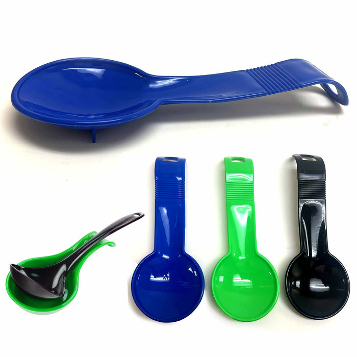 3 Pc Utensil Rest Spoon Spatula Holder Drip Rack Organizers Kitchen Countertop