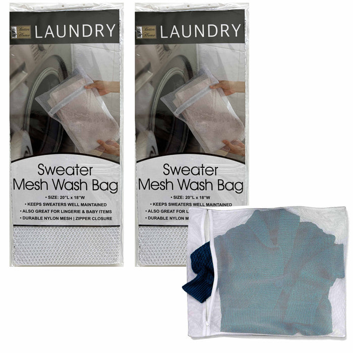 Mesh Laundry Bags Delicate Clothes Zipper Wash Bag Net Underwear Bra W —  AllTopBargains