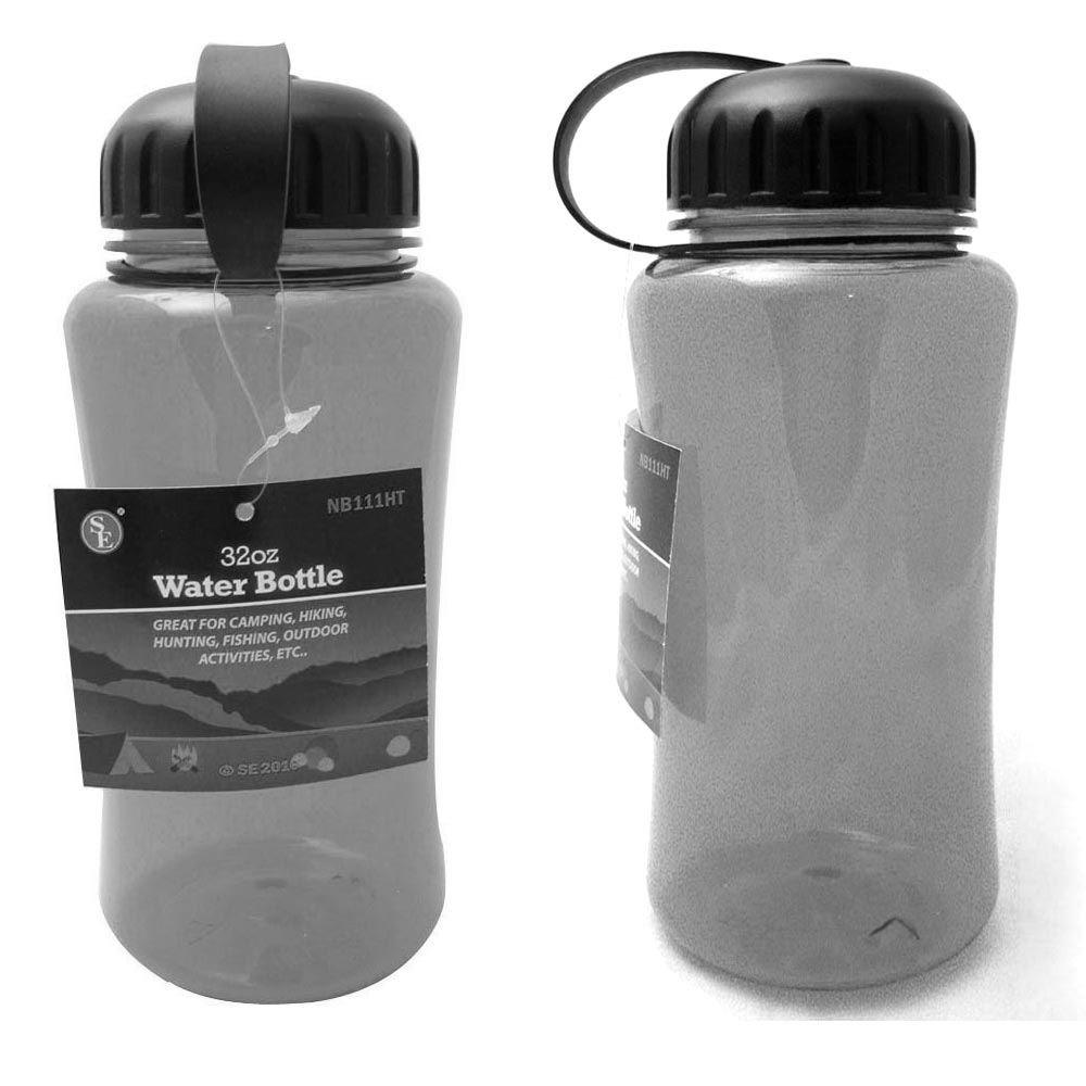 1 Extra Large Sports Water Bottle 1800mL Wide Mouth Plastic Bicycle Travel  60oz