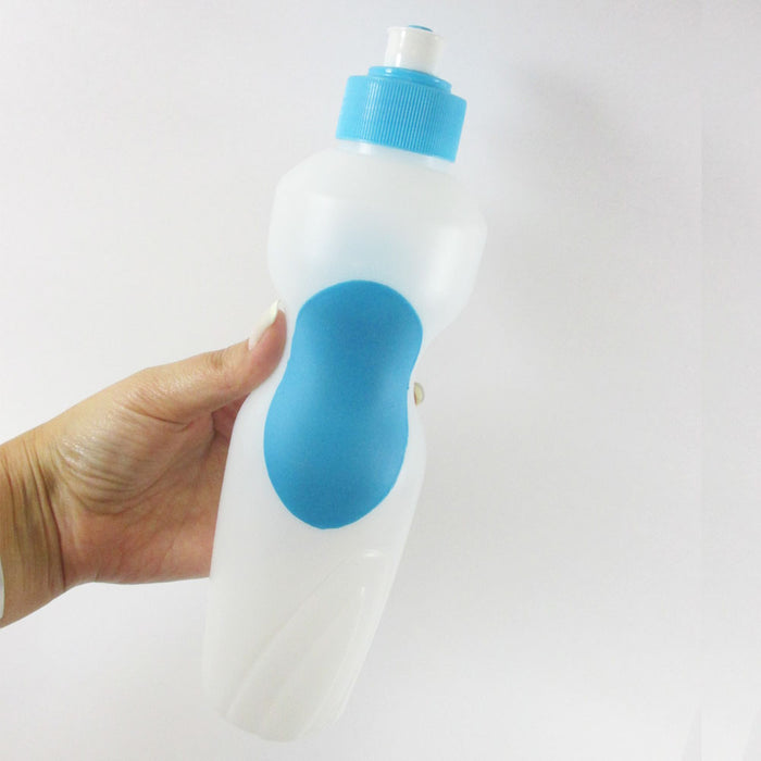 3 Sports Drinking Bottles Plastic Canister Hiking Water Outdoor Soft Grip Sports