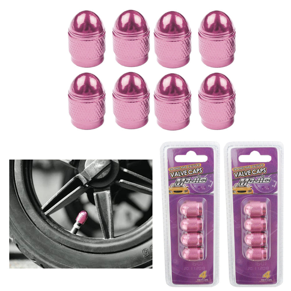 Chrome Pink Valve Caps Car Bling Tire Wheel Air Stem Truck Hot Rod U —  AllTopBargains