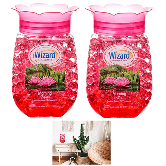 2 Odor Neutralizing Gel Beads Air Freshener Eliminator Pet Areas Bathrooms Boats