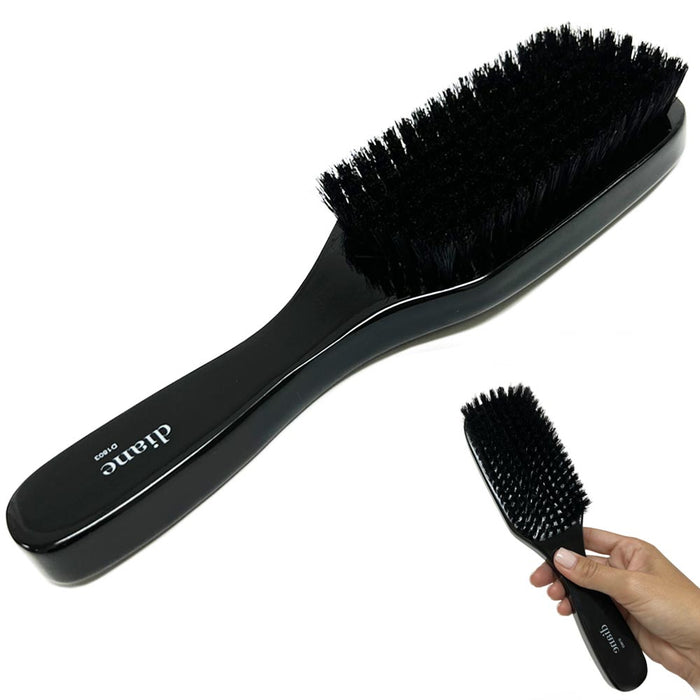 Premium Wave Hair Brush Soft 100% Boar Bristle Layer Curve Waves Firm Men Women