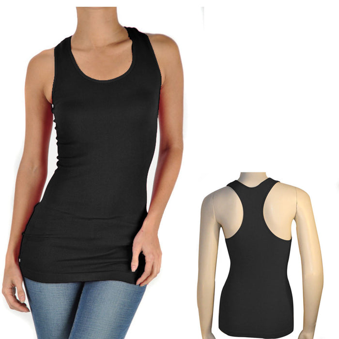 2 Pack Workout Tank Tops for Women Racerback Tanks Athletic shirts GREY S